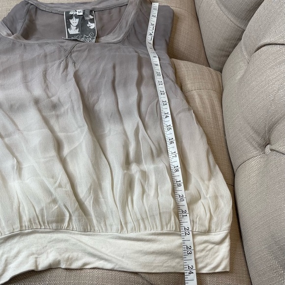 Be: Young Fabulous & Broke Jasmin Dip Dyed Ombre Dolman Sleeve/Batwing Top sz XS - Picture 9 of 9